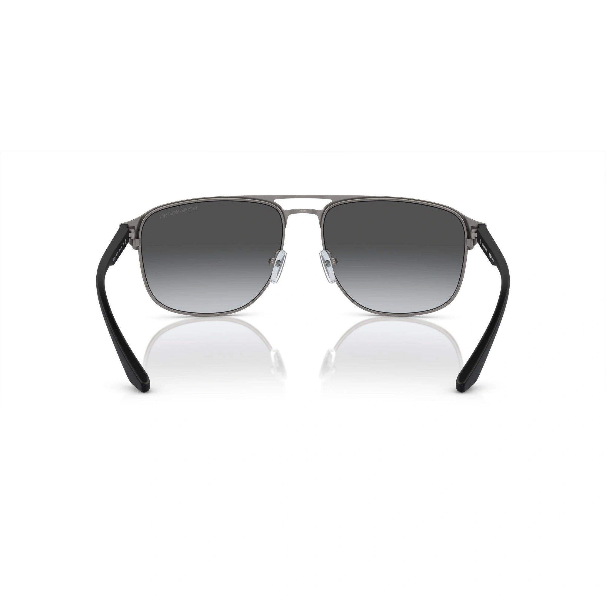 EMPORIO ARMANI EA 2144 - 336511 CANNA DI FUCILE OPACO/NERO | OCCHIALE DA SOLE UOMO | CALIBRO 60