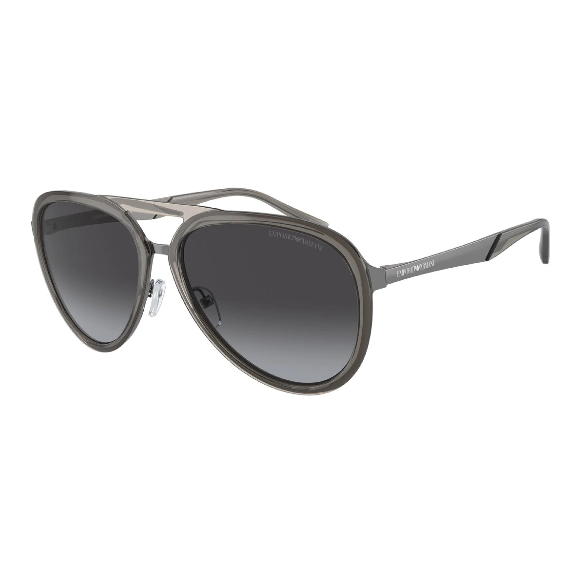 EMPORIO ARMANI EA 2145 - 33578G FUMO TRASPARENTE LUCIDO | OCCHIALE DA SOLE UOMO | CALIBRO 59