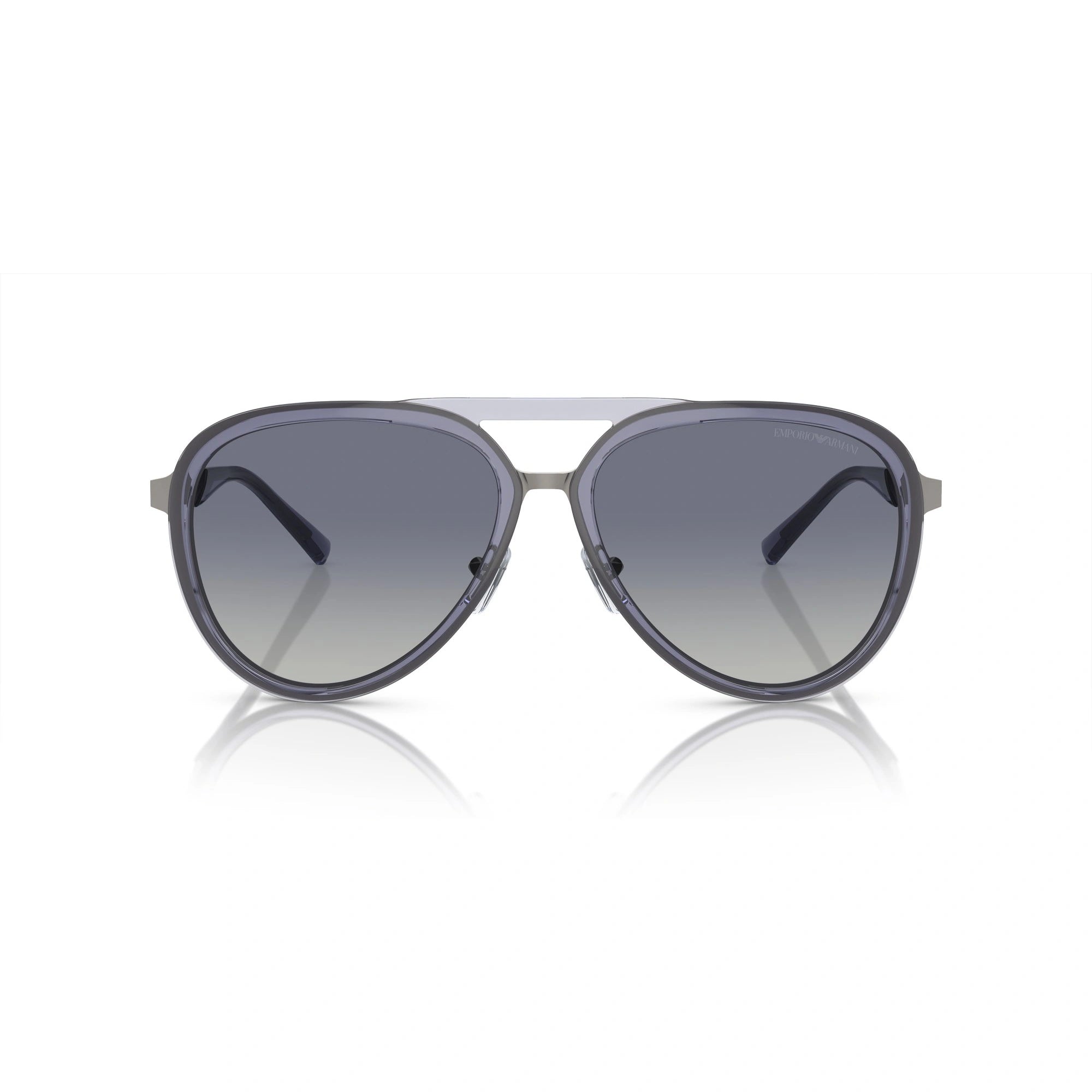 EMPORIO ARMANI EA 2145 - 33584L BLU SCURO TRASPARENTE LUCIDO | OCCHIALE DA SOLE UOMO | CALIBRO 59
