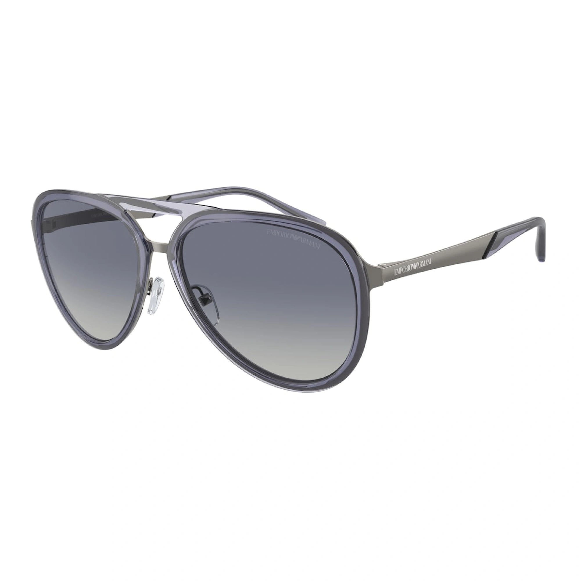 EMPORIO ARMANI EA 2145 - 33584L BLU SCURO TRASPARENTE LUCIDO | OCCHIALE DA SOLE UOMO | CALIBRO 59