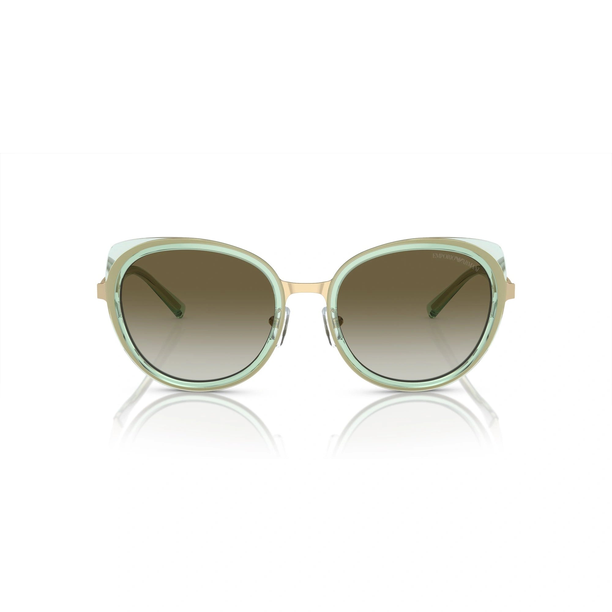 EMPORIO ARMANI EA 2146 - 33638E ORO PALLIDO LUCIDO | OCCHIALE DA SOLE DONNA | CALIBRO 53