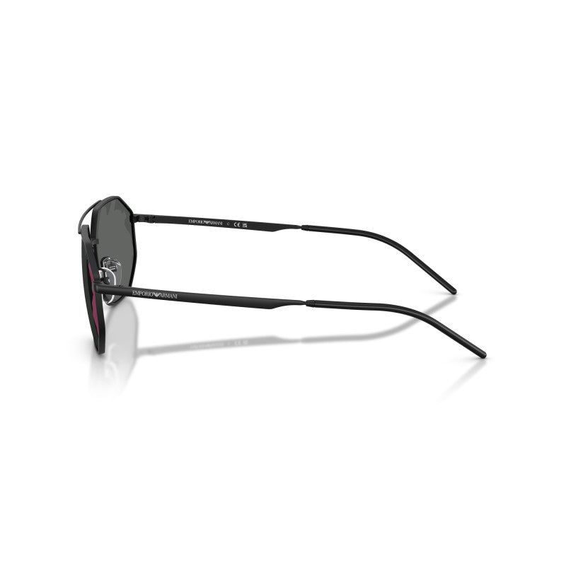 OCCHIALE DA SOLE UOMO | EMPORIO ARMANI EA 2147 - 30017G NERO OPACO - CALIBRO 58