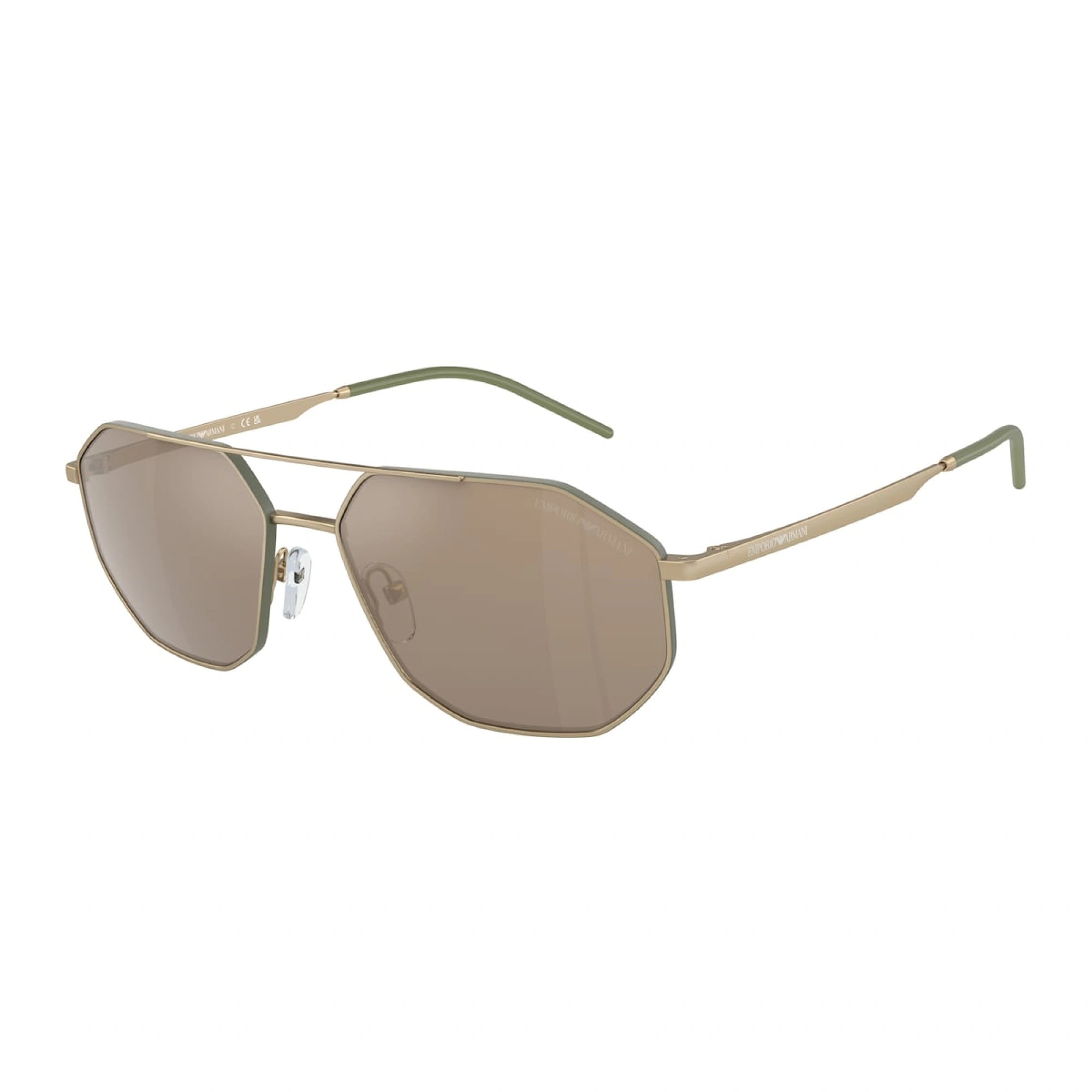 EMPORIO ARMANI EA 2147 - 30025A ORO OPACO | OCCHIALE DA SOLE UOMO | CALIBRO 58