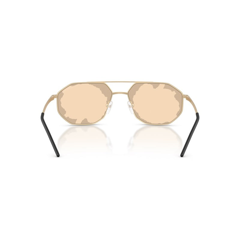 OCCHIALE DA SOLE UOMO | EMPORIO ARMANI EA 2147 - 30027L ORO PALLIDO OPACO - CALIBRO 58