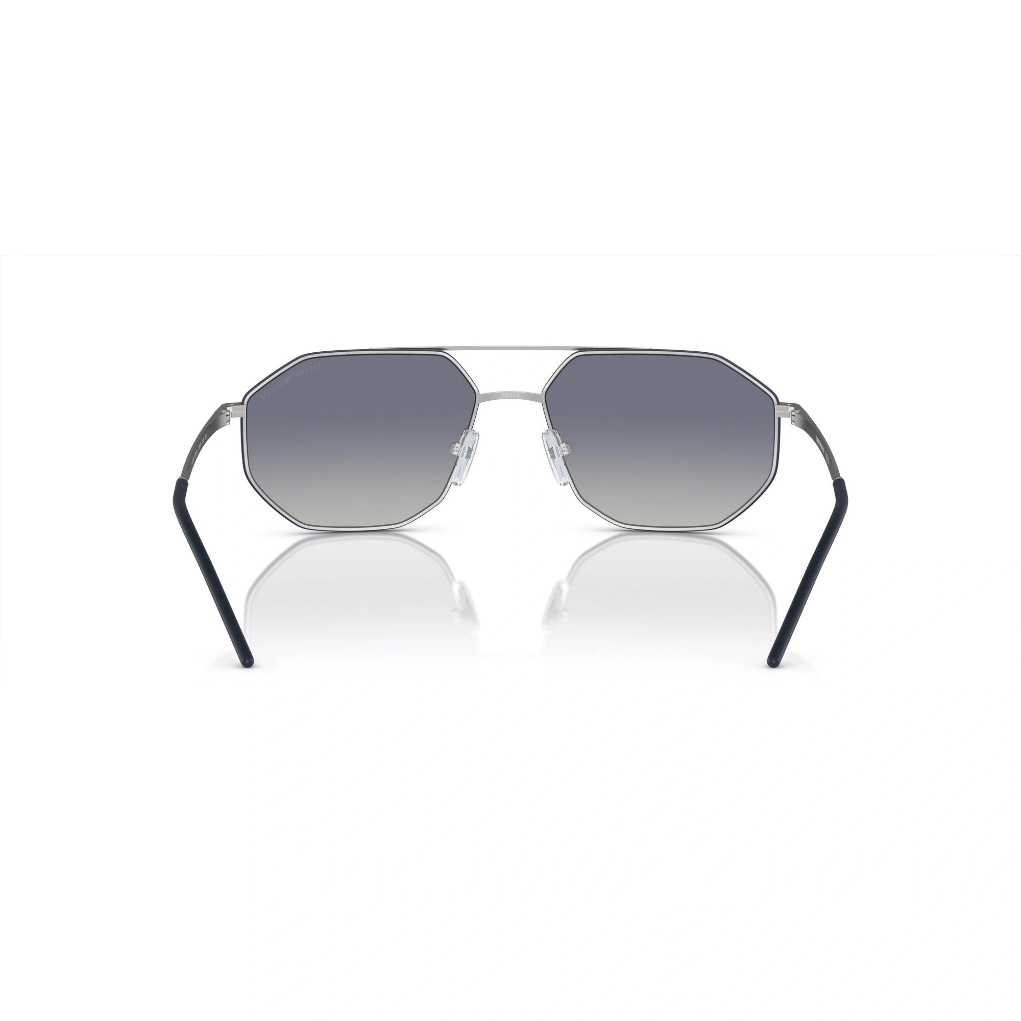 EMPORIO ARMANI EA 2147 - 30454L ARGENTO OPACO | OCCHIALE DA SOLE UOMO | CALIBRO 58