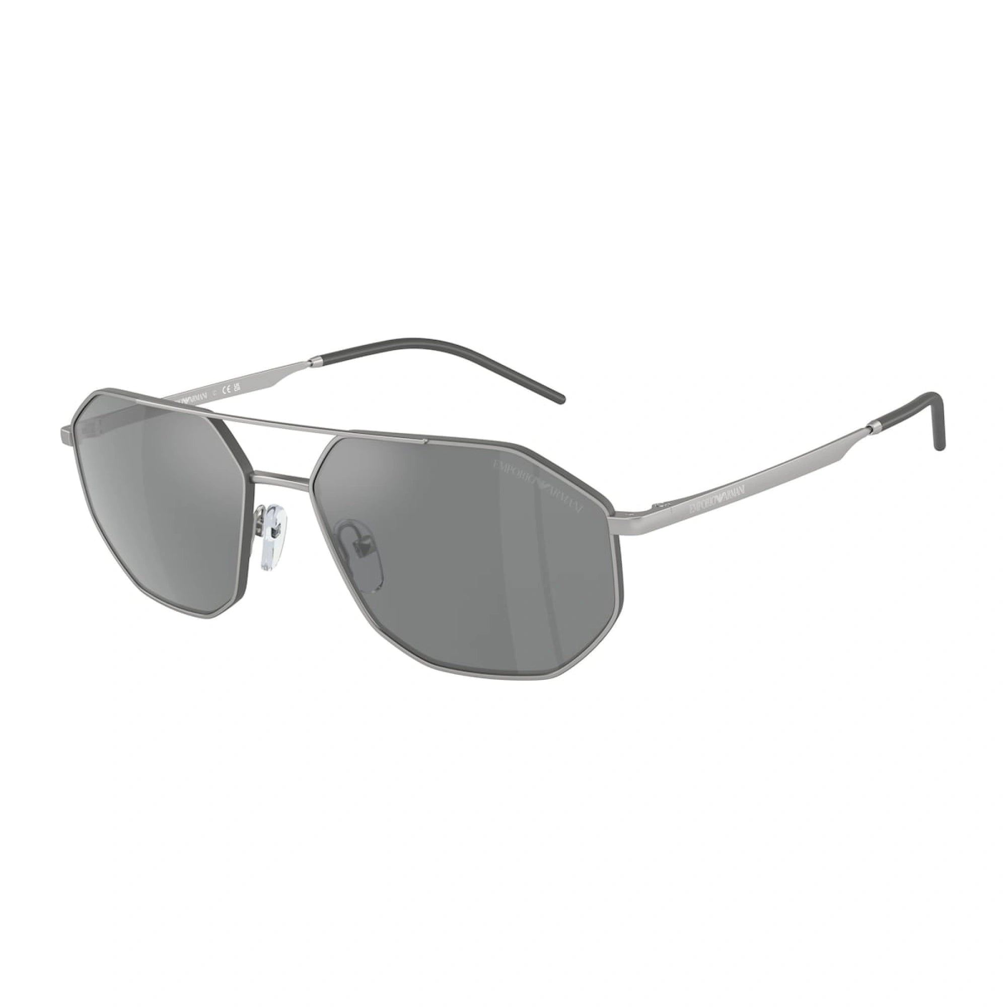 EMPORIO ARMANI EA 2147 - 30456G ARGENTO OPACO | OCCHIALE DA SOLE UOMO | CALIBRO 58