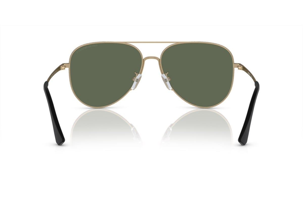 OCCHIALE DA SOLE UOMO | EMPORIO ARMANI EA 2149D - 300271 ORO PALLIDO OPACO - CALIBRO 60