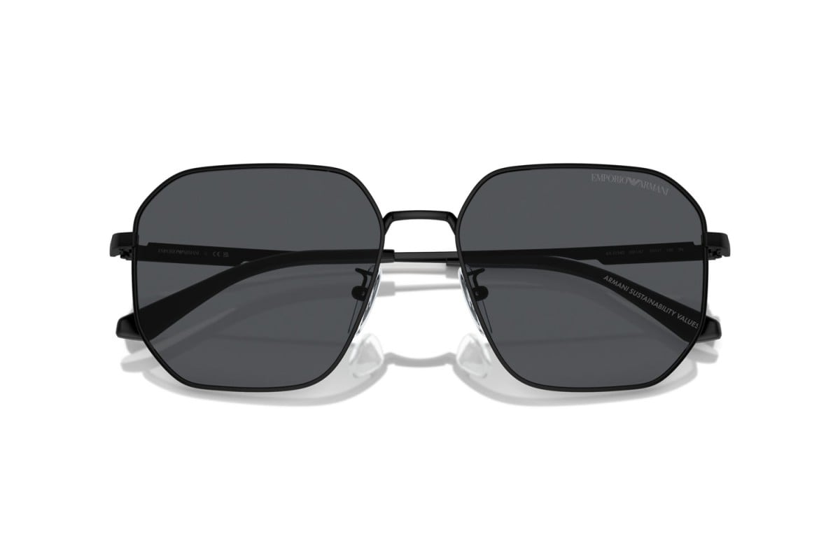 OCCHIALE DA SOLE UOMO | EMPORIO ARMANI  EA 2154D - 300187 NERO OPACO - CALIBRO 57