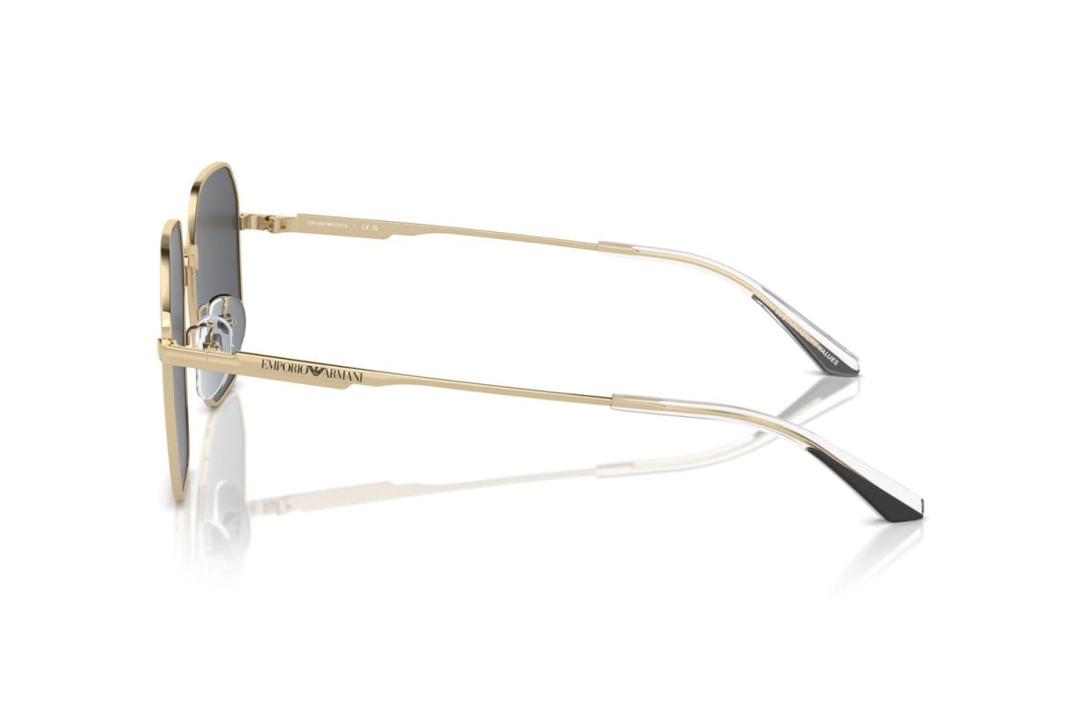 OCCHIALE DA SOLE UOMO | EMPORIO ARMANI  EA 2154D - 301387 ORO PALLIDO LUCIDO - CALIBRO 57