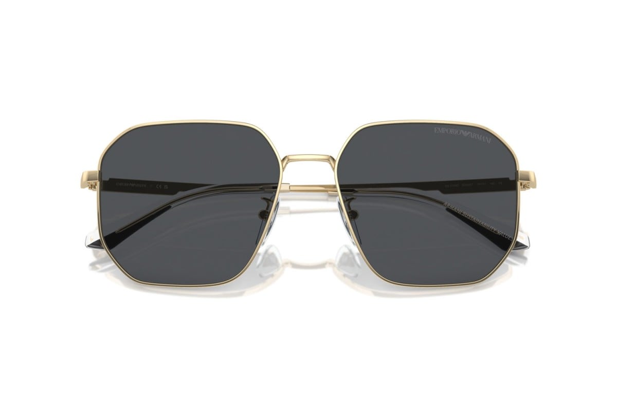 OCCHIALE DA SOLE UOMO | EMPORIO ARMANI  EA 2154D - 301387 ORO PALLIDO LUCIDO - CALIBRO 57