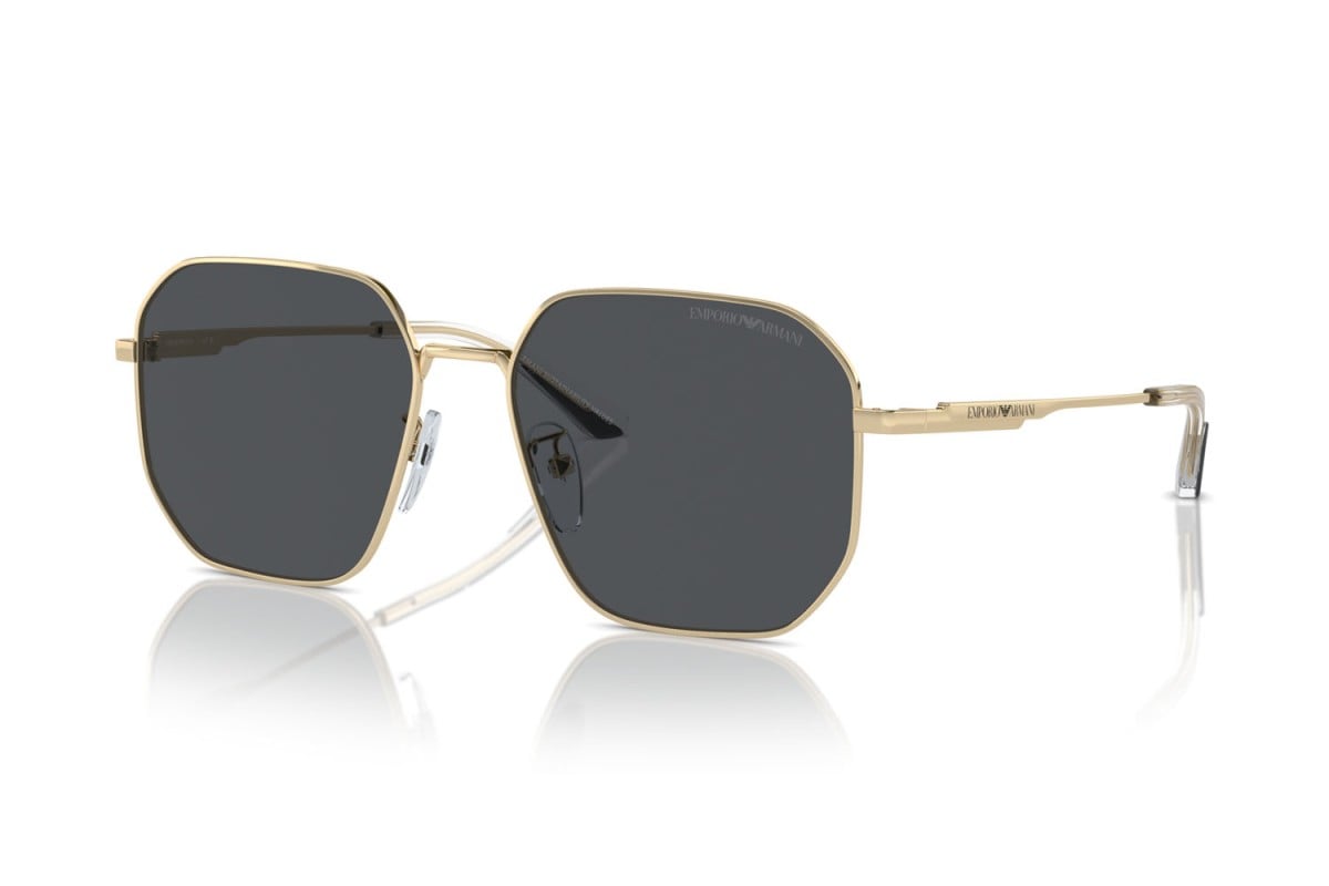 OCCHIALE DA SOLE UOMO | EMPORIO ARMANI  EA 2154D - 301387 ORO PALLIDO LUCIDO - CALIBRO 57