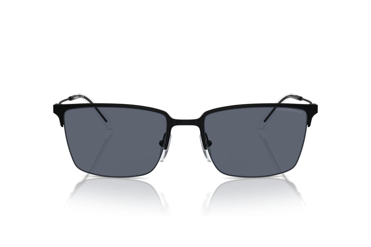 OCCHIALE DA SOLE UOMO | EMPORIO ARMANI  EA 2155 - 300187 NERO OPACO - CALIBRO 58