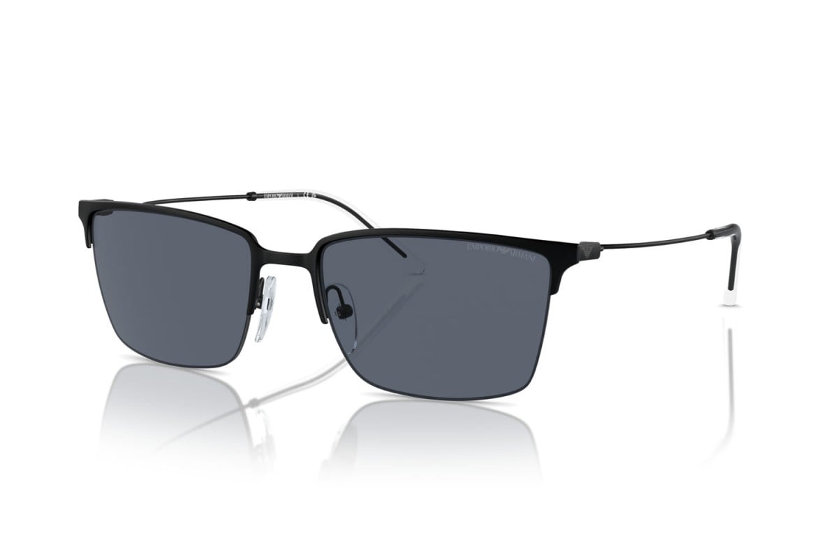 OCCHIALE DA SOLE UOMO | EMPORIO ARMANI  EA 2155 - 300187 NERO OPACO - CALIBRO 58