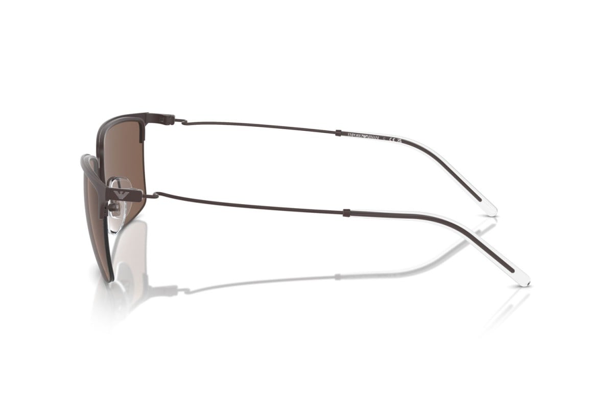 OCCHIALE DA SOLE UOMO | EMPORIO ARMANI  EA 2155 - 338073 MARRONE OPACO - CALIBRO 58