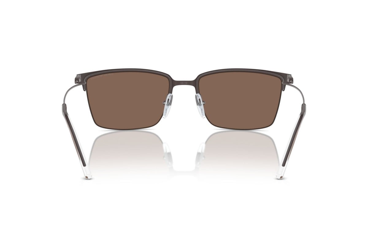 OCCHIALE DA SOLE UOMO | EMPORIO ARMANI  EA 2155 - 338073 MARRONE OPACO - CALIBRO 58