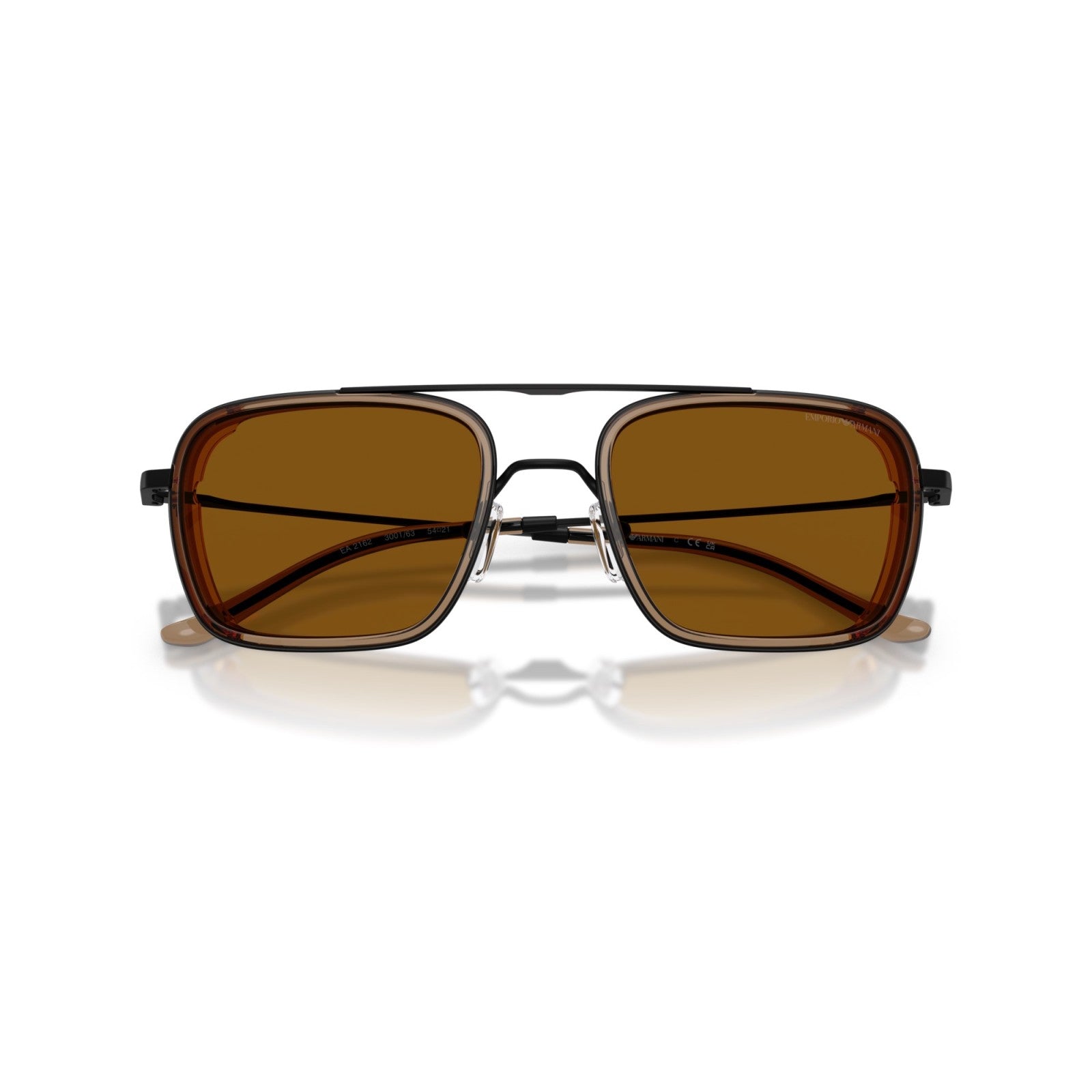 OCCHIALE DA SOLE UOMO | EMPORIO ARMANI EA 2162 - 300163 NERO OPACO - CALIBRO 54