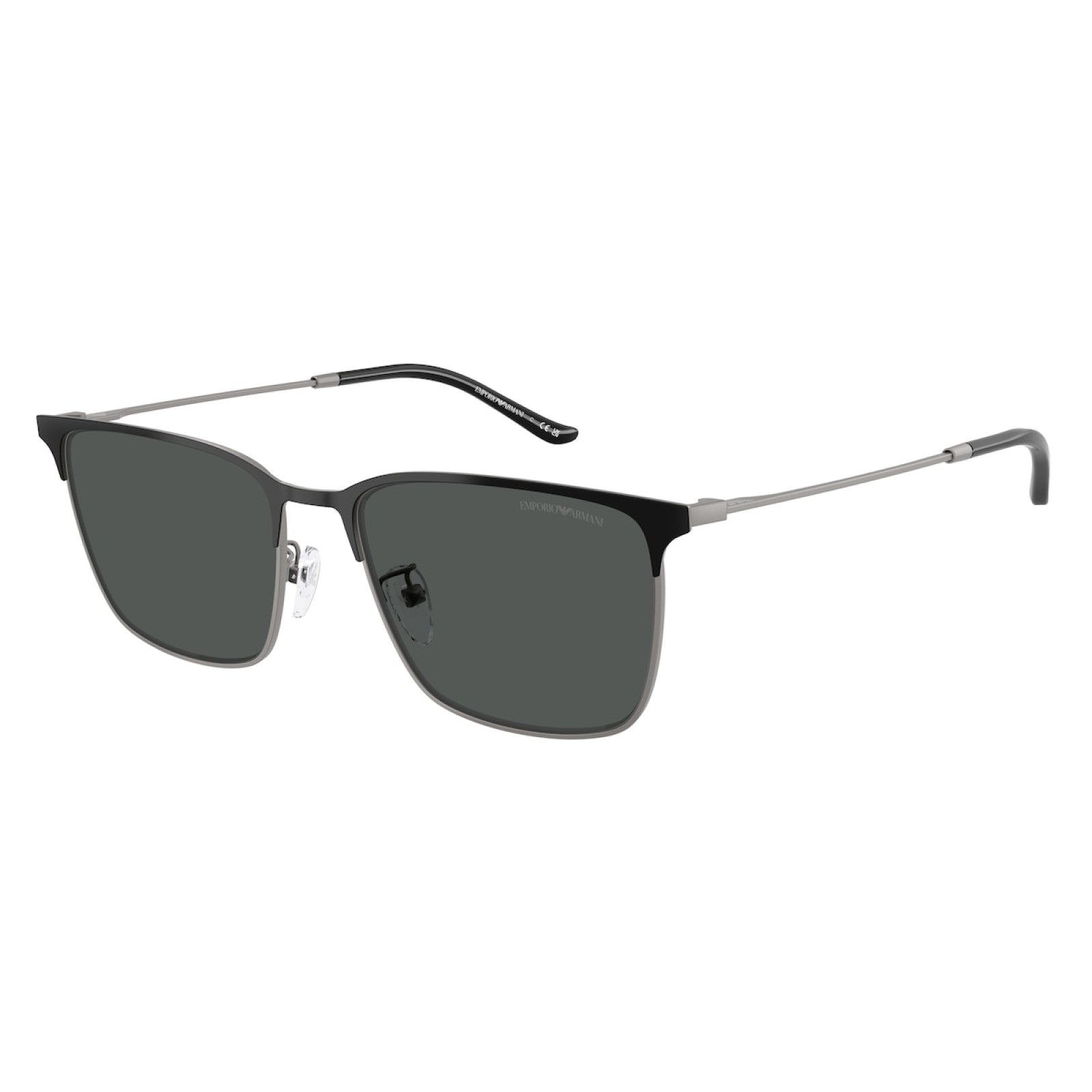 OCCHIALE DA SOLE UOMO | EMPORIO ARMANI EA 2164D - 300187 CANNA DI FUCILE OPACO/NERO - CALIBRO 57