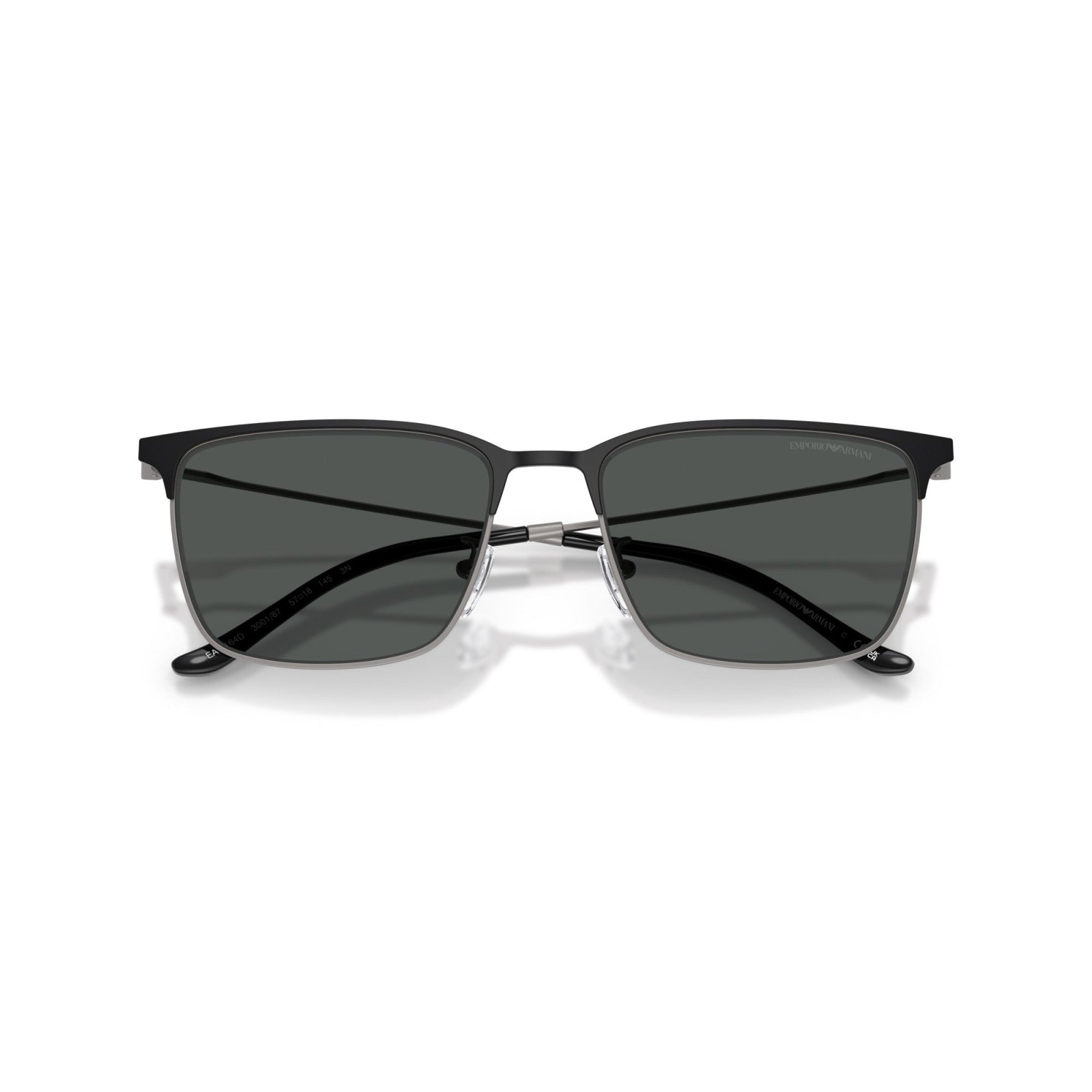 OCCHIALE DA SOLE UOMO | EMPORIO ARMANI EA 2164D - 300187 CANNA DI FUCILE OPACO/NERO - CALIBRO 57