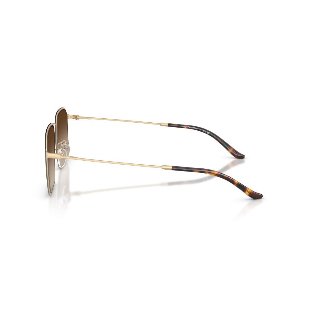 OCCHIALE DA SOLE UOMO | EMPORIO ARMANI EA 2165D - 300213 ORO PALLIDO OPACO - CALIBRO 58
