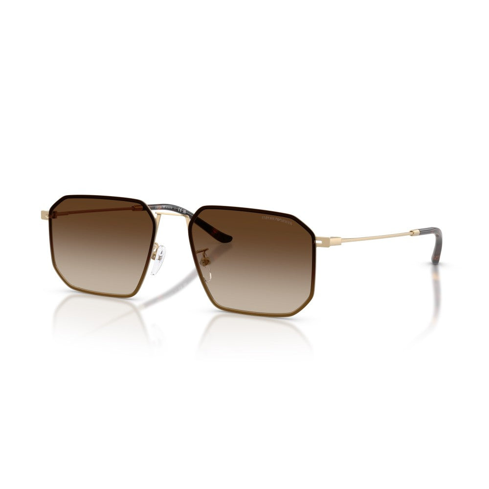OCCHIALE DA SOLE UOMO | EMPORIO ARMANI EA 2165D - 300213 ORO PALLIDO OPACO - CALIBRO 58