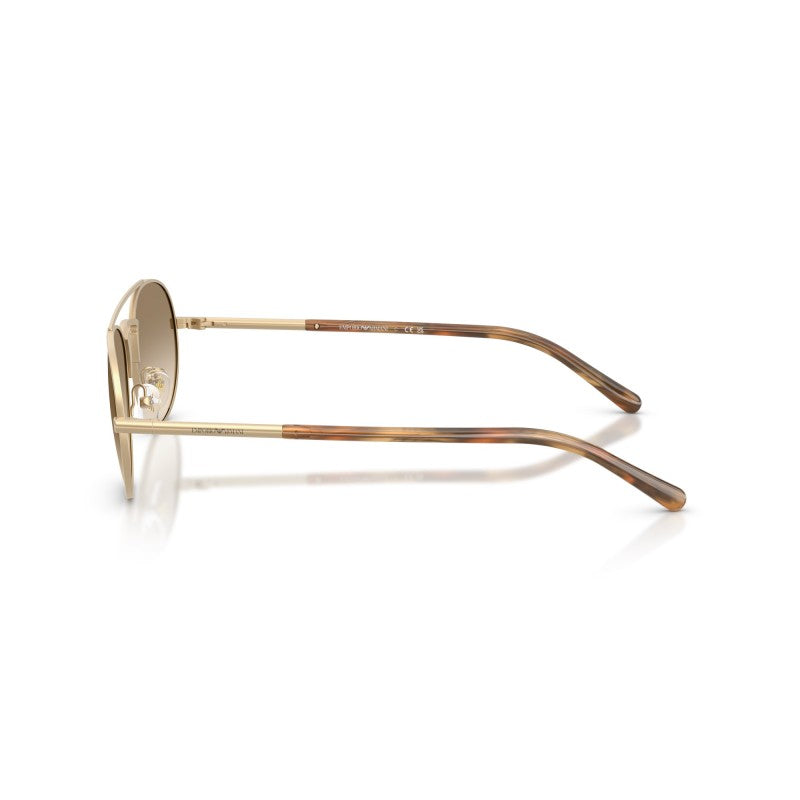 OCCHIALE DA SOLE UOMO | EMPORIO ARMANI EA 2171 - 300213 ORO PALLIDO OPACO - CALIBRO 57
