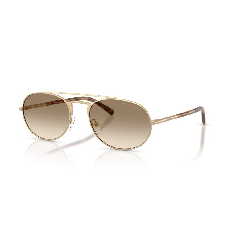 OCCHIALE DA SOLE UOMO | EMPORIO ARMANI EA 2171 - 300213 ORO PALLIDO OPACO - CALIBRO 57