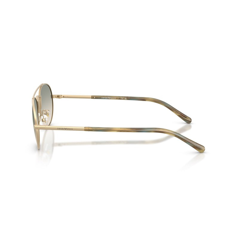 OCCHIALE DA SOLE UOMO | EMPORIO ARMANI EA 2171 - 30022C ORO PALLIDO OPACO - CALIBRO 57