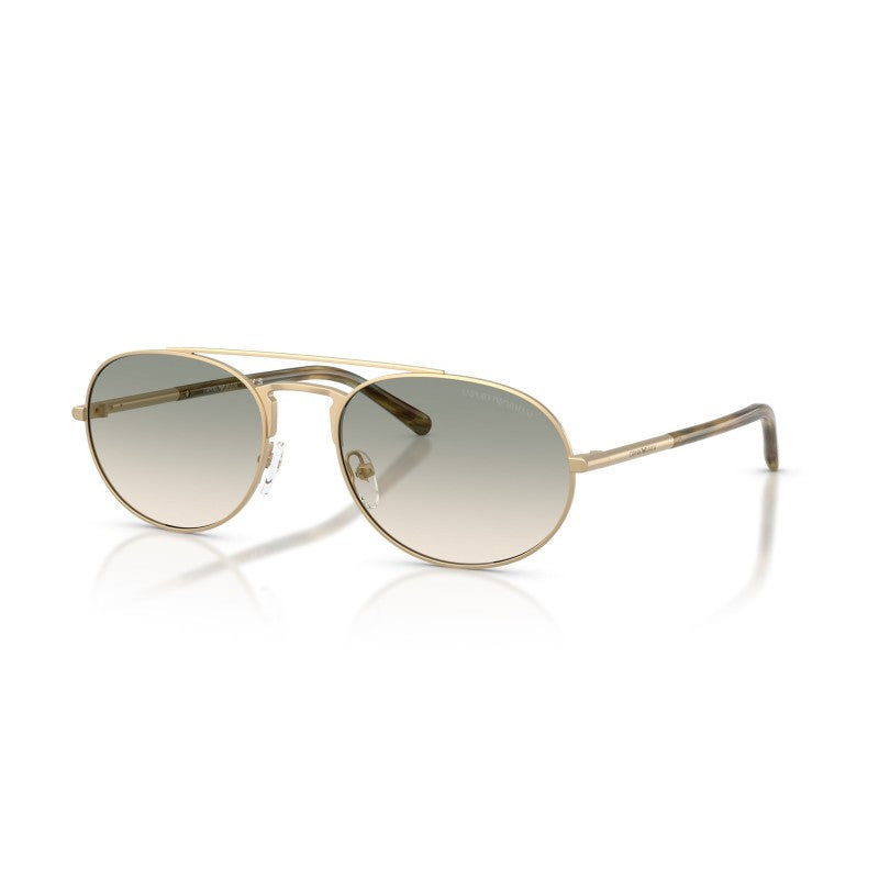 OCCHIALE DA SOLE UOMO | EMPORIO ARMANI EA 2171 - 30022C ORO PALLIDO OPACO - CALIBRO 57