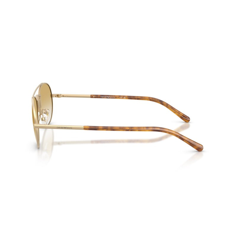 OCCHIALE DA SOLE UOMO | EMPORIO ARMANI EA 2171 - 30022Q ORO PALLIDO OPACO - CALIBRO 57
