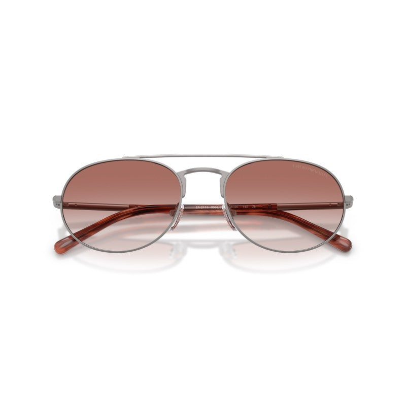 OCCHIALE DA SOLE UOMO | EMPORIO ARMANI EA 2171 - 30038D CANNA DI FUCILE OPACA - CALIBRO 57