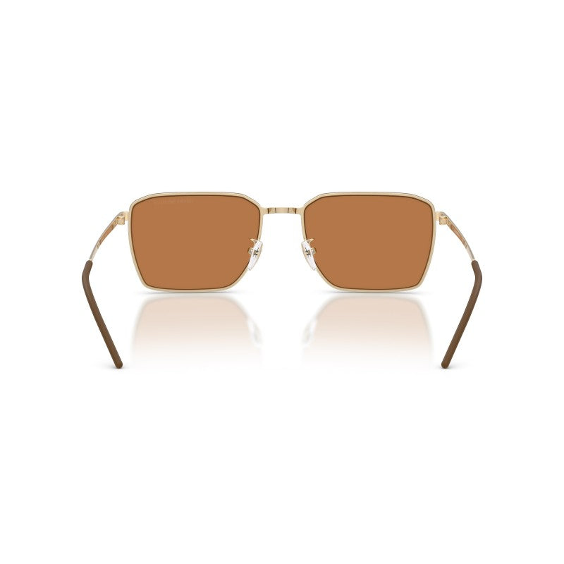 OCCHIALE DA SOLE UOMO | EMPORIO ARMANI EA 2172D - 301373 ORO PALLIDO LUCIDO - CALIBRO 60