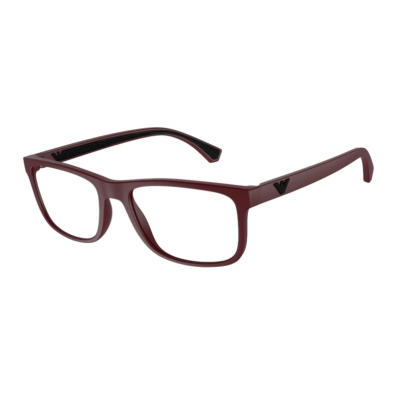 EMPORIO ARMANI - 5261 BORDEAUX OPACO | OCCHIALE DA VISTA UOMO - EA 3147 CALIBRO 55