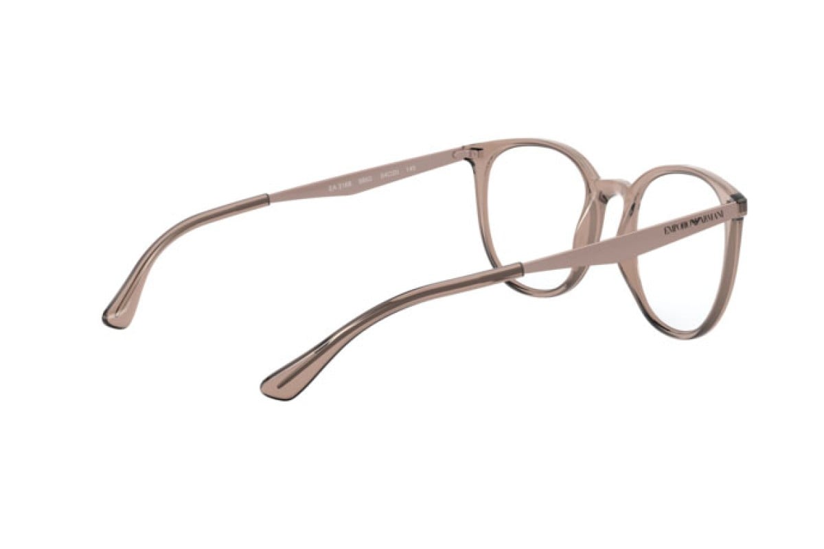 OCCHIALE DA VISTA DONNA | EMPORIO ARMANI EA 3168 - 5850 TUNDRA TRASPARENTE LUCIDA - CALIBRO 52