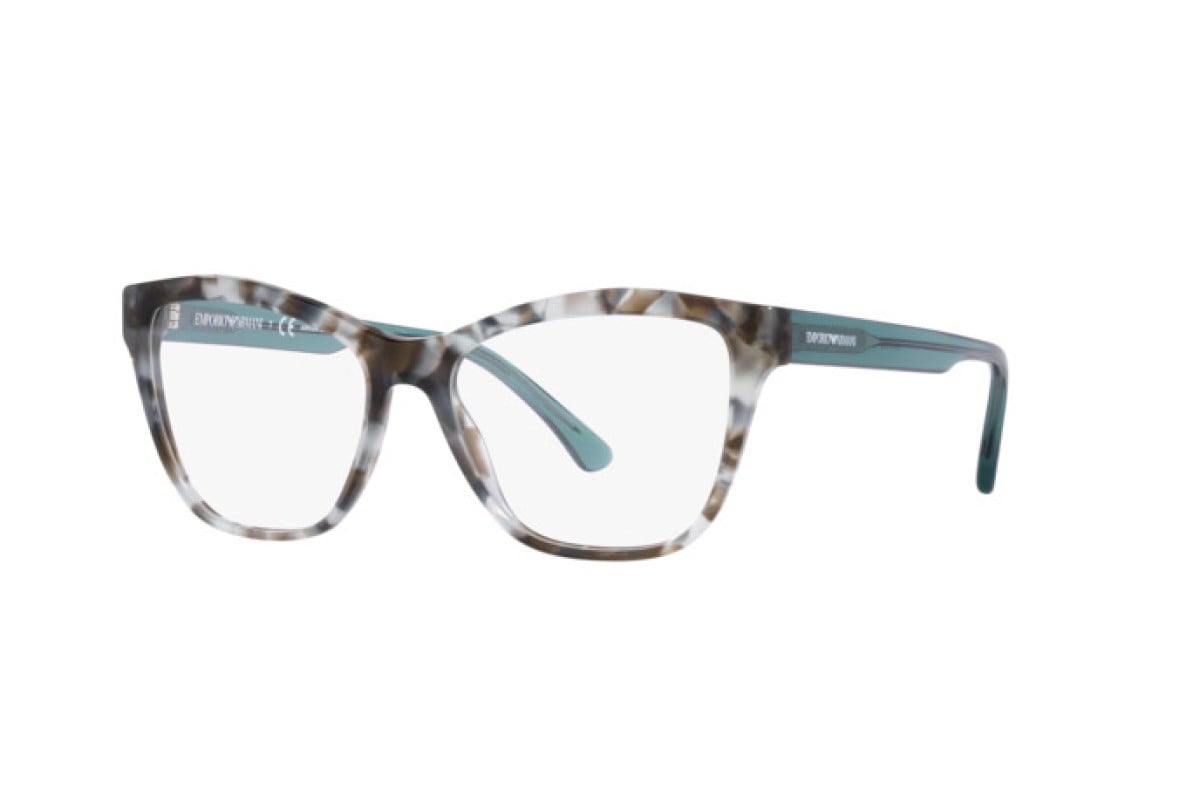 OCCHIALE DA VISTA DONNA | EMPORIO ARMANI EA 3193 - 5097 AVANA BLU BRILLANTE - CALIBRO 52