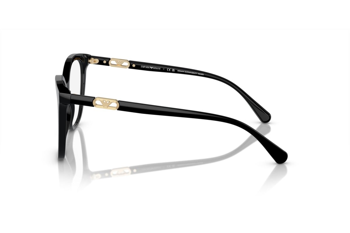 OCCHIALE DA VISTA DONNA | EMPORIO ARMANI EA 3231 - 5017 NERO LUCIDO- CALIBRO 54
