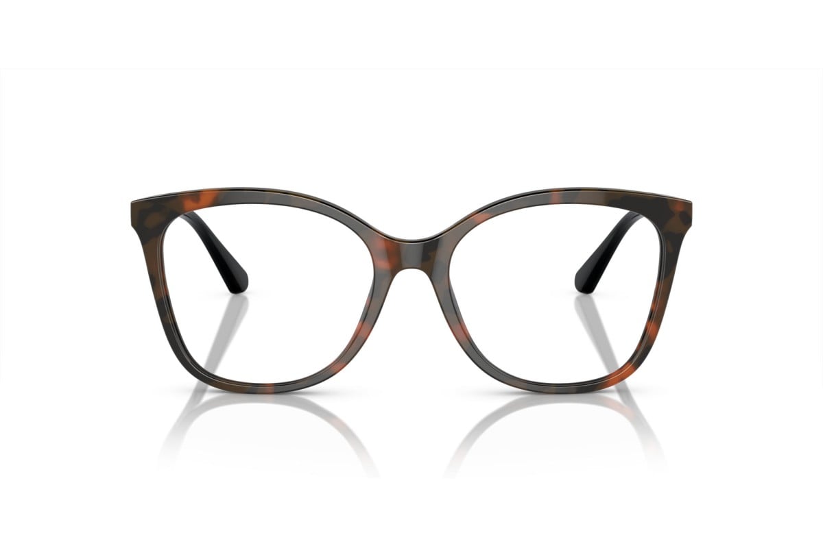 OCCHIALE DA VISTA DONNA | EMPORIO ARMANI EA 3231 - 6060 ROSSO AVANA LUCIDO- CALIBRO 52
