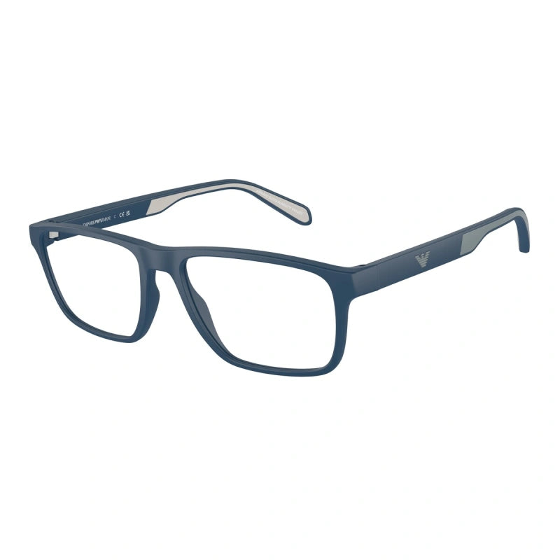 EMPORIO ARMANI - 5763 BLU OPACO | OCCHIALE DA VISTA UOMO - EA 3233 CALIBRO 54