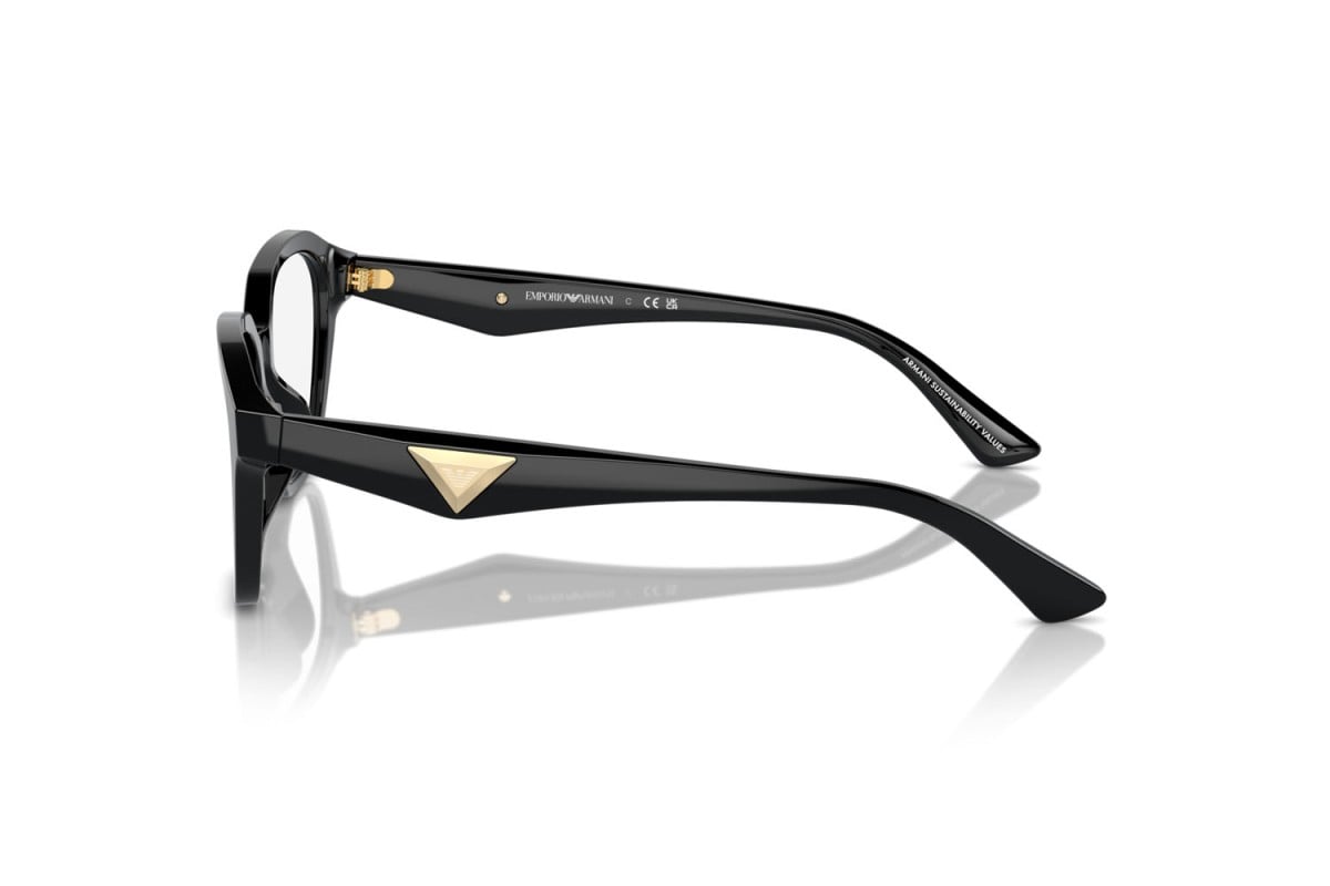 EMPORIO ARMANI - 5017 NERO LUCIDO | OCCHIALE DA VISTA DONNA - EA 3235U CALIBRO 51