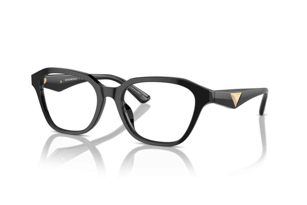 EMPORIO ARMANI - 5017 NERO LUCIDO | OCCHIALE DA VISTA DONNA - EA 3235U CALIBRO 51