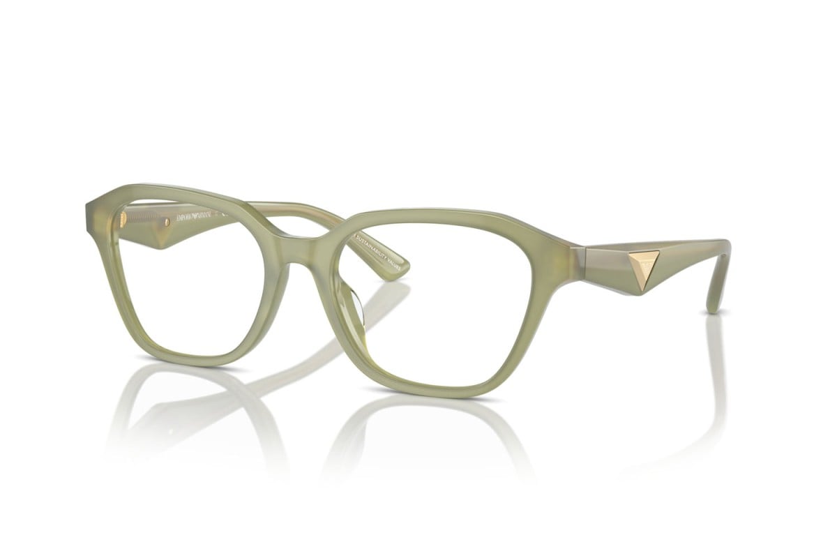 EMPORIO ARMANI - 6116 VERDE OPALINO LUCIDO | OCCHIALE DA VISTA DONNA - EA 3235U CALIBRO 53