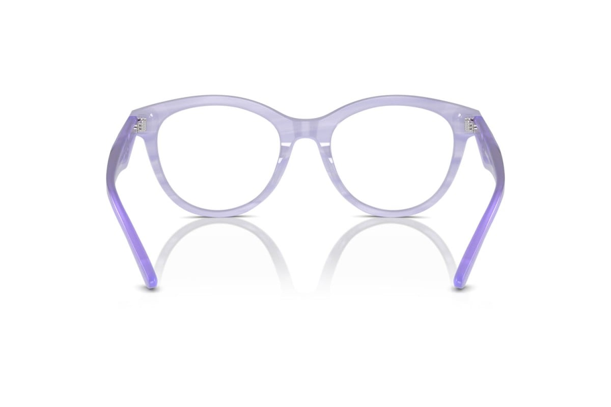 EMPORIO ARMANI - 6113 LILLA STRIATO LUCIDO | OCCHIALE DA VISTA DONNA - EA 3236 CALIBRO 52