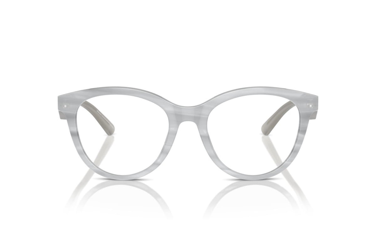 EMPORIO ARMANI - 6114 GRIGIO STRIATO LUCIDO | OCCHIALE DA VISTA DONNA - EA 3236 CALIBRO 52