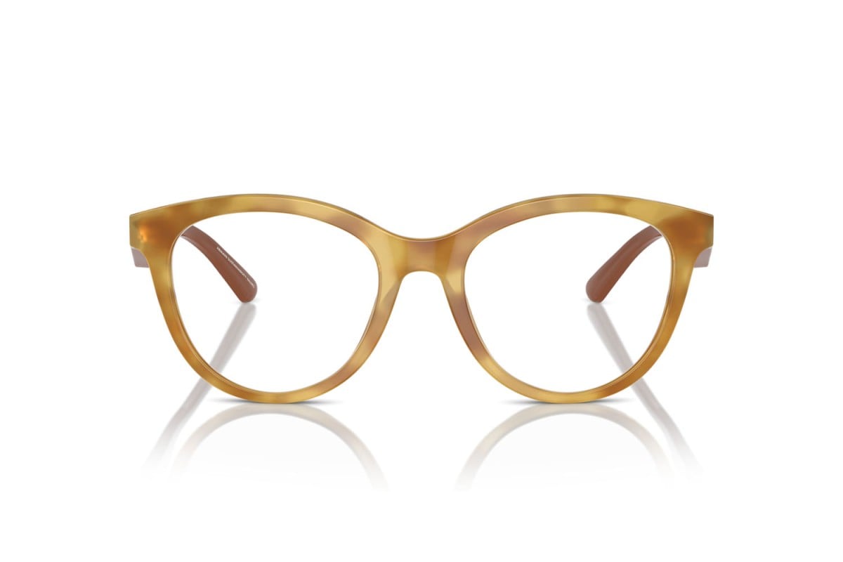 EMPORIO ARMANI - 6115 AVANA CHIARO LUCIDO | OCCHIALE DA VISTA DONNA - EA 3236 CALIBRO 50