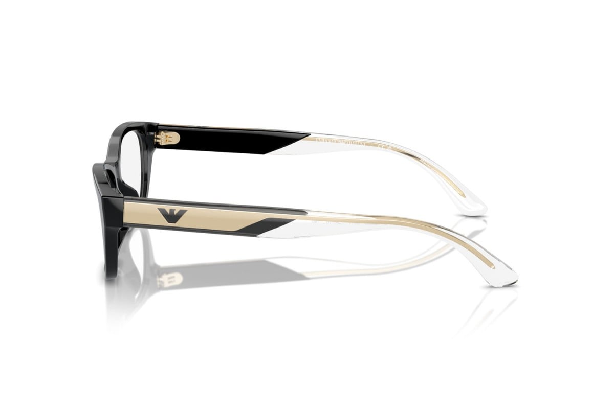 EMPORIO ARMANI - 5017 NERO LUCIDO | OCCHIALE DA VISTA DONNA - EA 3238U CALIBRO 54