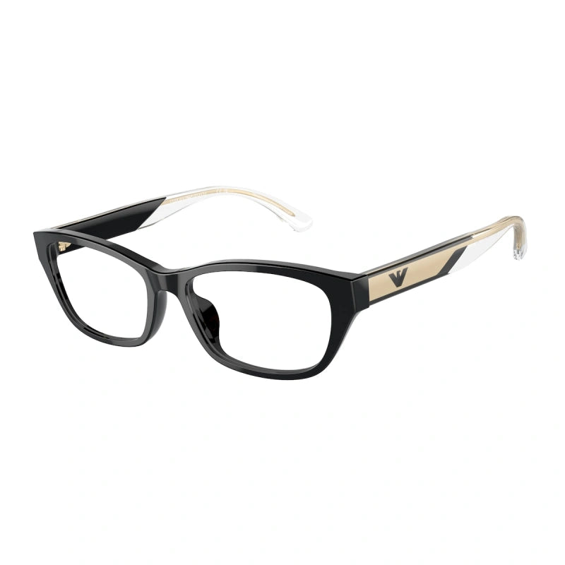 EMPORIO ARMANI - 5017 NERO LUCIDO | OCCHIALE DA VISTA DONNA - EA 3238U CALIBRO 52