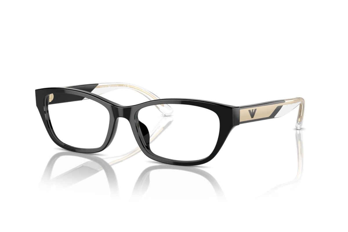 EMPORIO ARMANI - 5017 NERO LUCIDO | OCCHIALE DA VISTA DONNA - EA 3238U CALIBRO 54