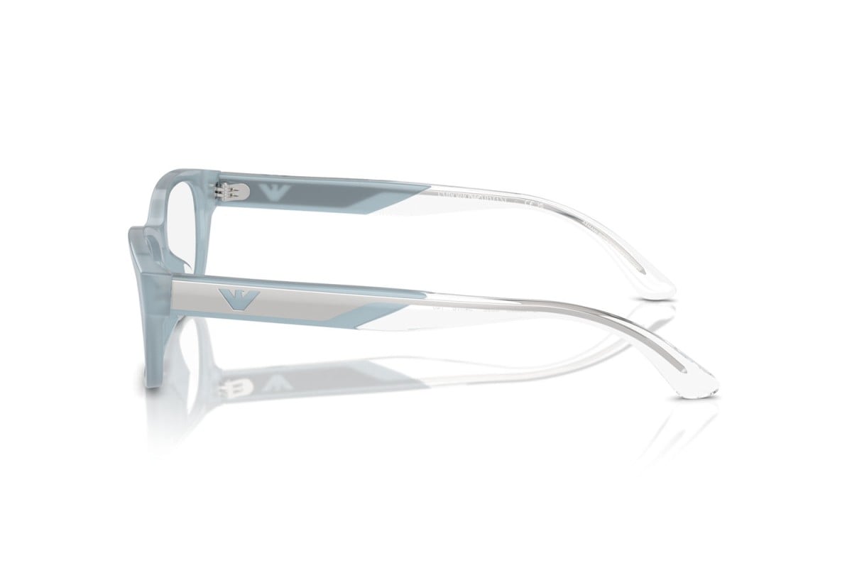 EMPORIO ARMANI - 6096 AZZURRO OPALINO LUCIDO | OCCHIALE DA VISTA DONNA - EA 3238U CALIBRO 54