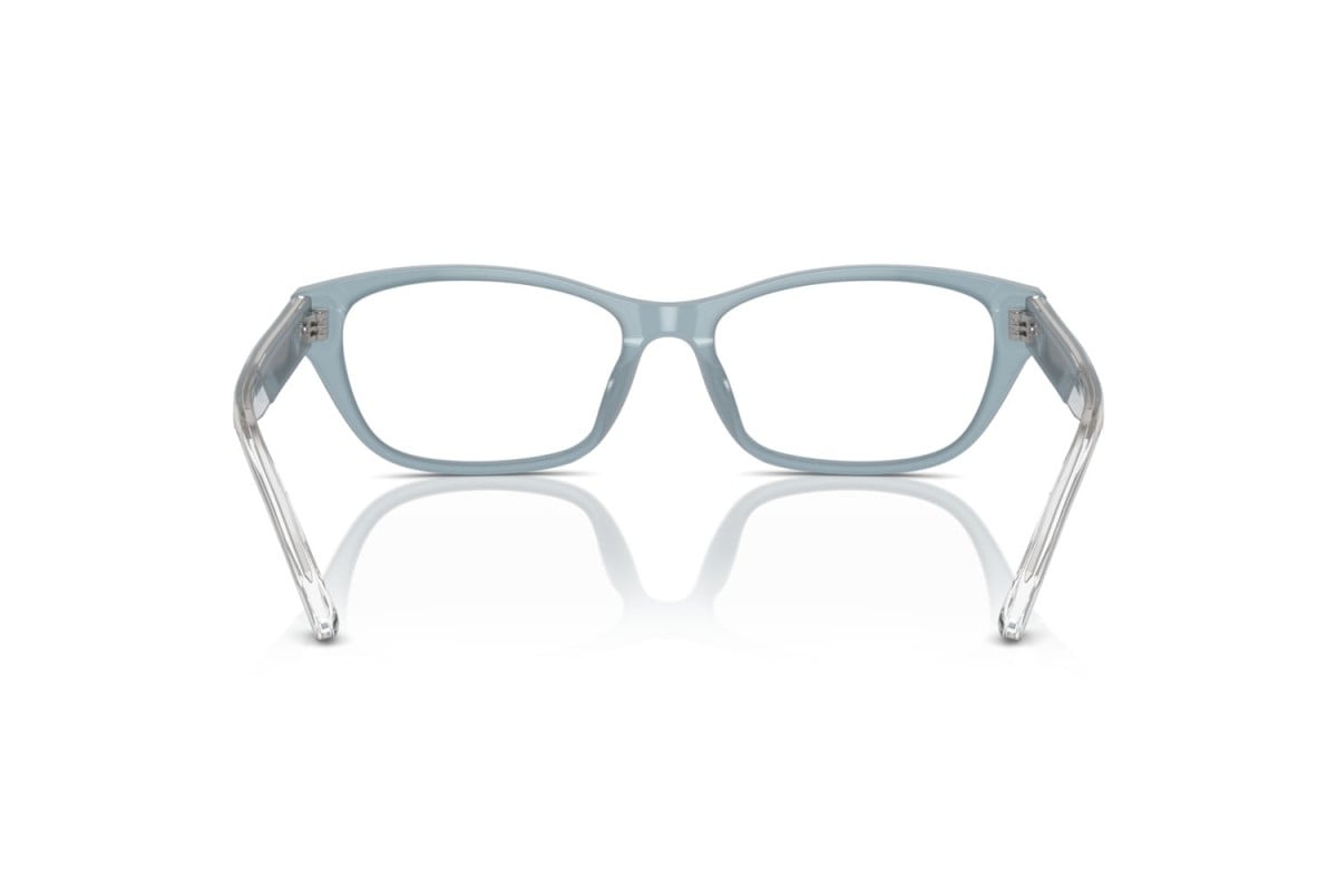 EMPORIO ARMANI - 6096 AZZURRO OPALINO LUCIDO | OCCHIALE DA VISTA DONNA - EA 3238U CALIBRO 52