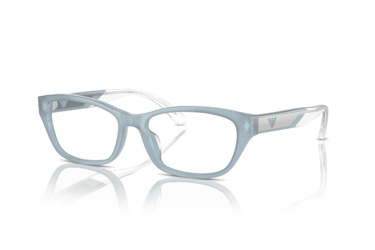 EMPORIO ARMANI - 6096 AZZURRO OPALINO LUCIDO | OCCHIALE DA VISTA DONNA - EA 3238U CALIBRO 52