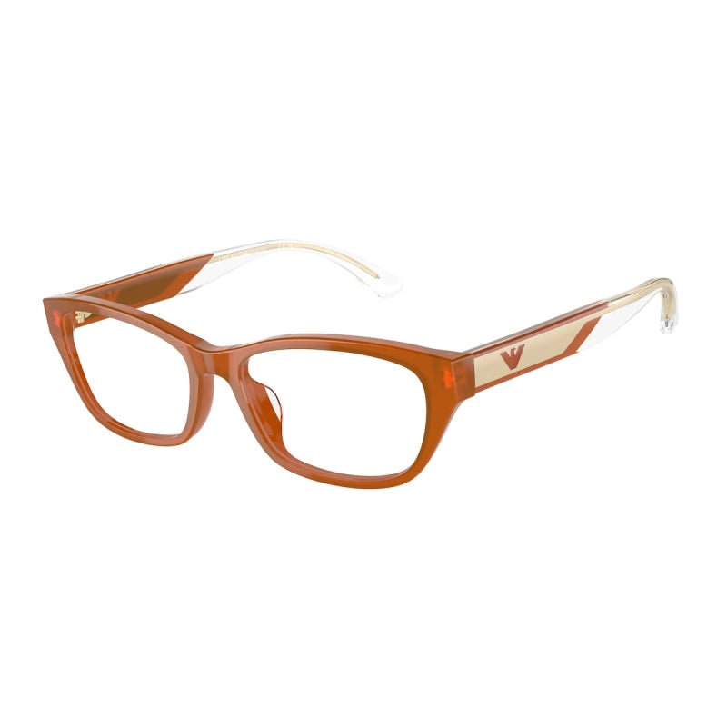 EMPORIO ARMANI - 6097 ARANCIO OPALINO LUCIDO | OCCHIALE DA VISTA DONNA - EA 3238U CALIBRO 52